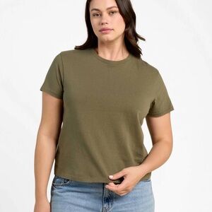 Nuuds Vintage Cotton EVERYDAY T-SHIRT Olive Green